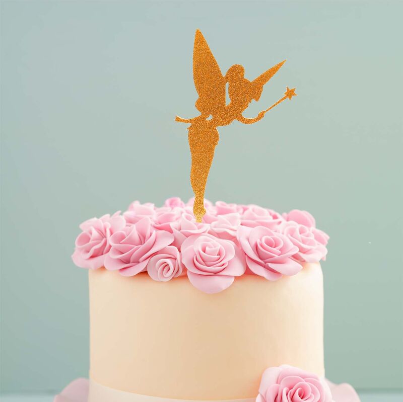 ACRYLIC CAKE TOPPER FAIRY GOLD The Famous Arthur Daley's