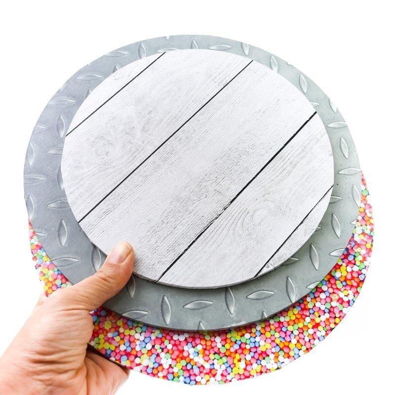 CAKE BOARD ROUND 12" SPRINKLES The Famous Arthur Daley's