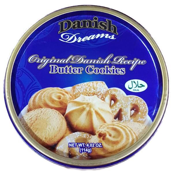 DANISH DREAMS BUTTER COOKIES 114G The Famous Arthur Daley's