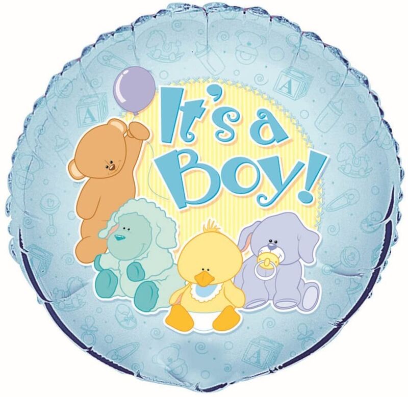 IT'S A BOY FOIL BALLOON The Famous Arthur Daley's