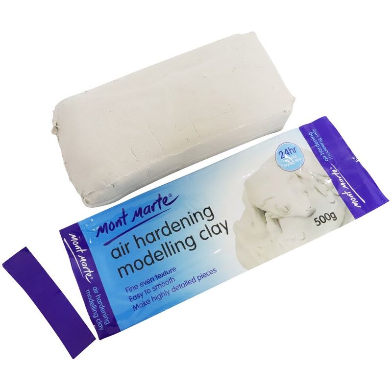 MONT MARTE - AIR HARDENING MODELLING CLAY - 500G - WHITE | The Famous ...