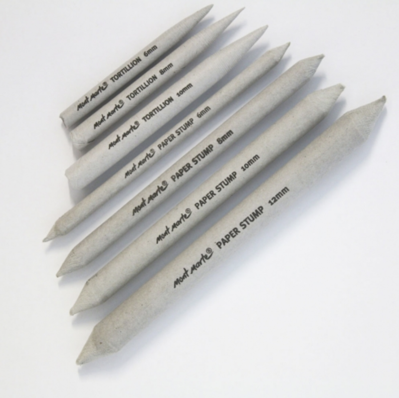 MONT MARTE PASTEL & CHARCOAL BLENDERS 7 PIECE The Famous Arthur