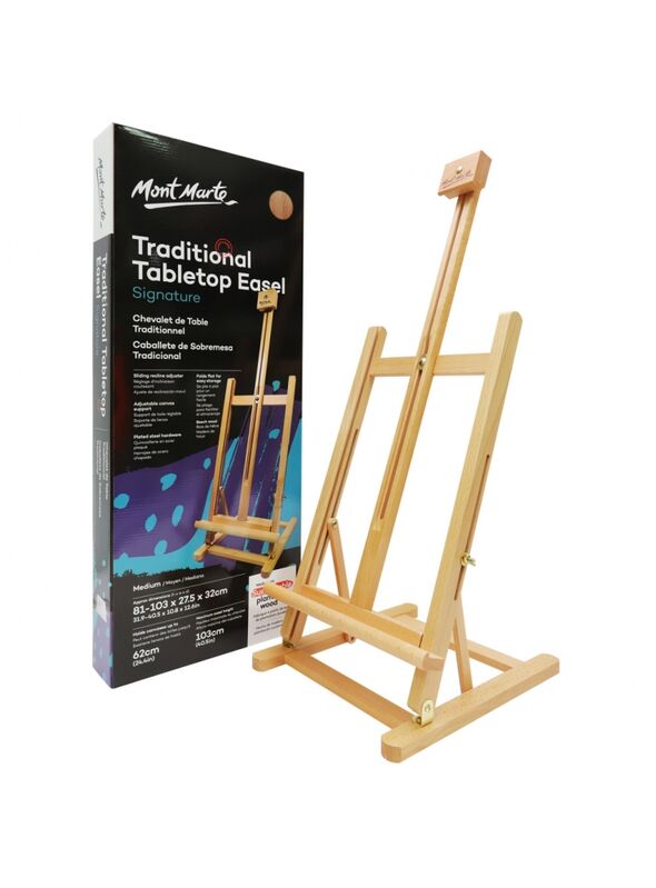 MONT MARTE SIGNATURE TRADITIONAL TABLETOP EASEL MEDIUM The