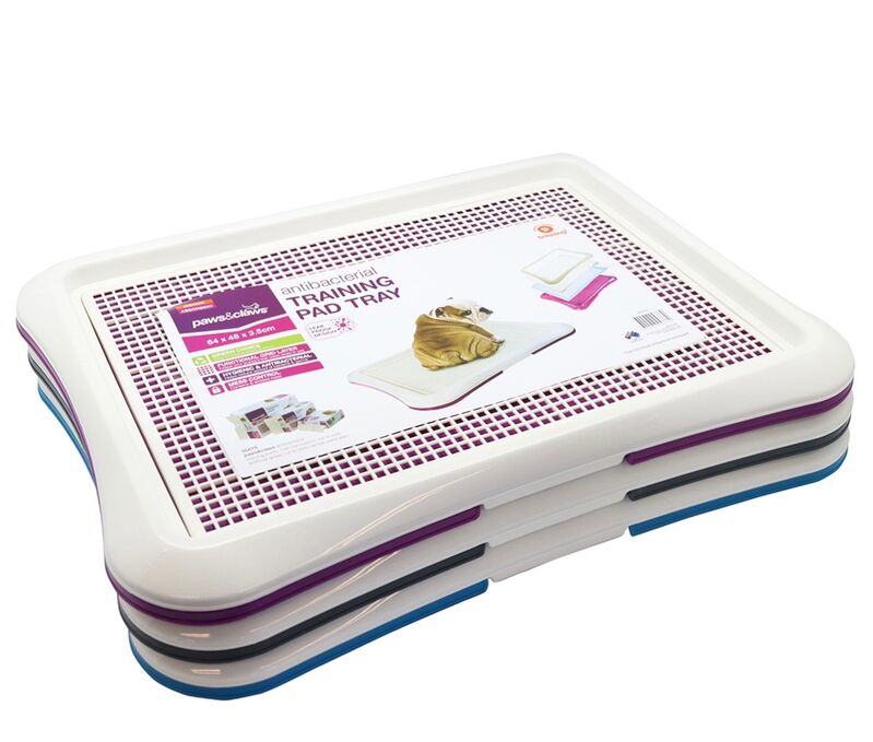 PAWS & CLAWS ANTIBACTERIAL TRAINING PAD TRAY The Famous Arthur Daley's