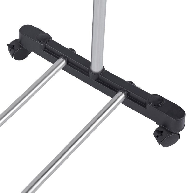 SINGLE GARMENT RACK WITH WHEELS 82X150CM The Famous Arthur Daley's